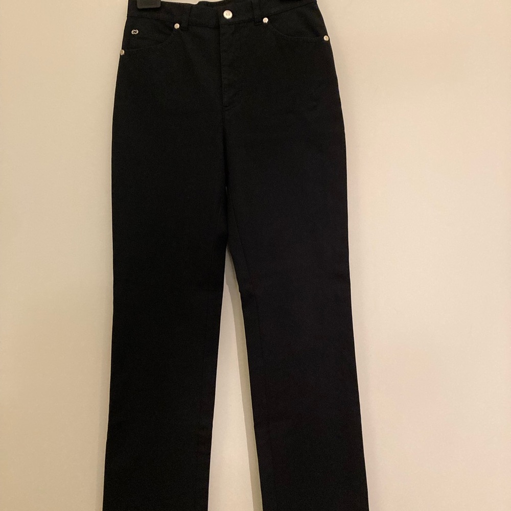 Escada Black Straight Leg Jeans